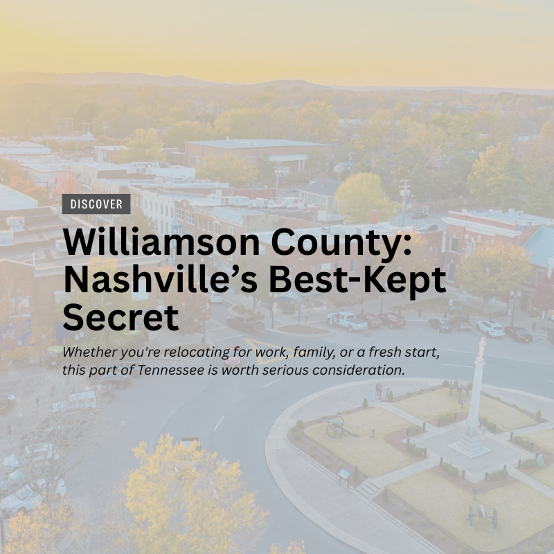 Charming suburban homes in Williamson County, the secret hotspot for Nashville relocators