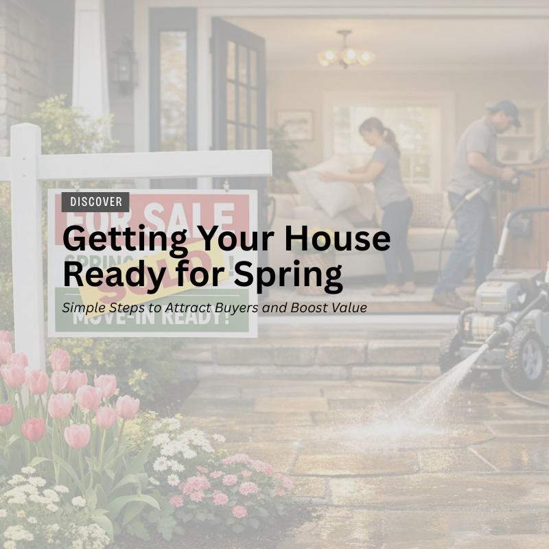 Getting Your House Ready for Spring: Simple Steps to Attract Buyers and Boost Value header image.