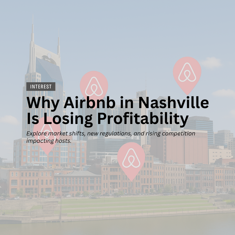 Airbnb in Nashville: Why It’s Not As Profitable As It Used to Be header image.