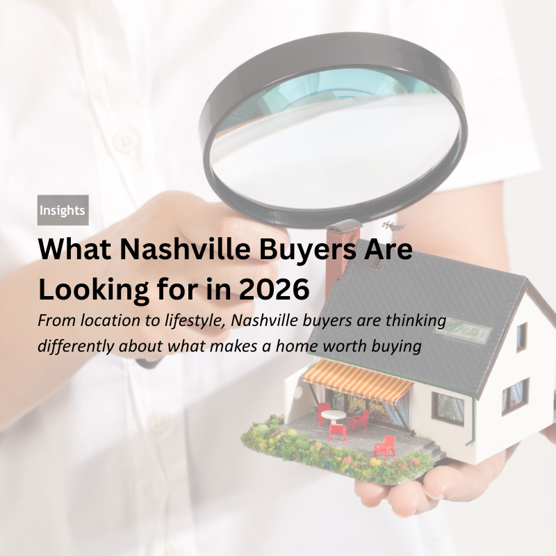 What Nashville Buyers Are Looking for in 2026 header image.