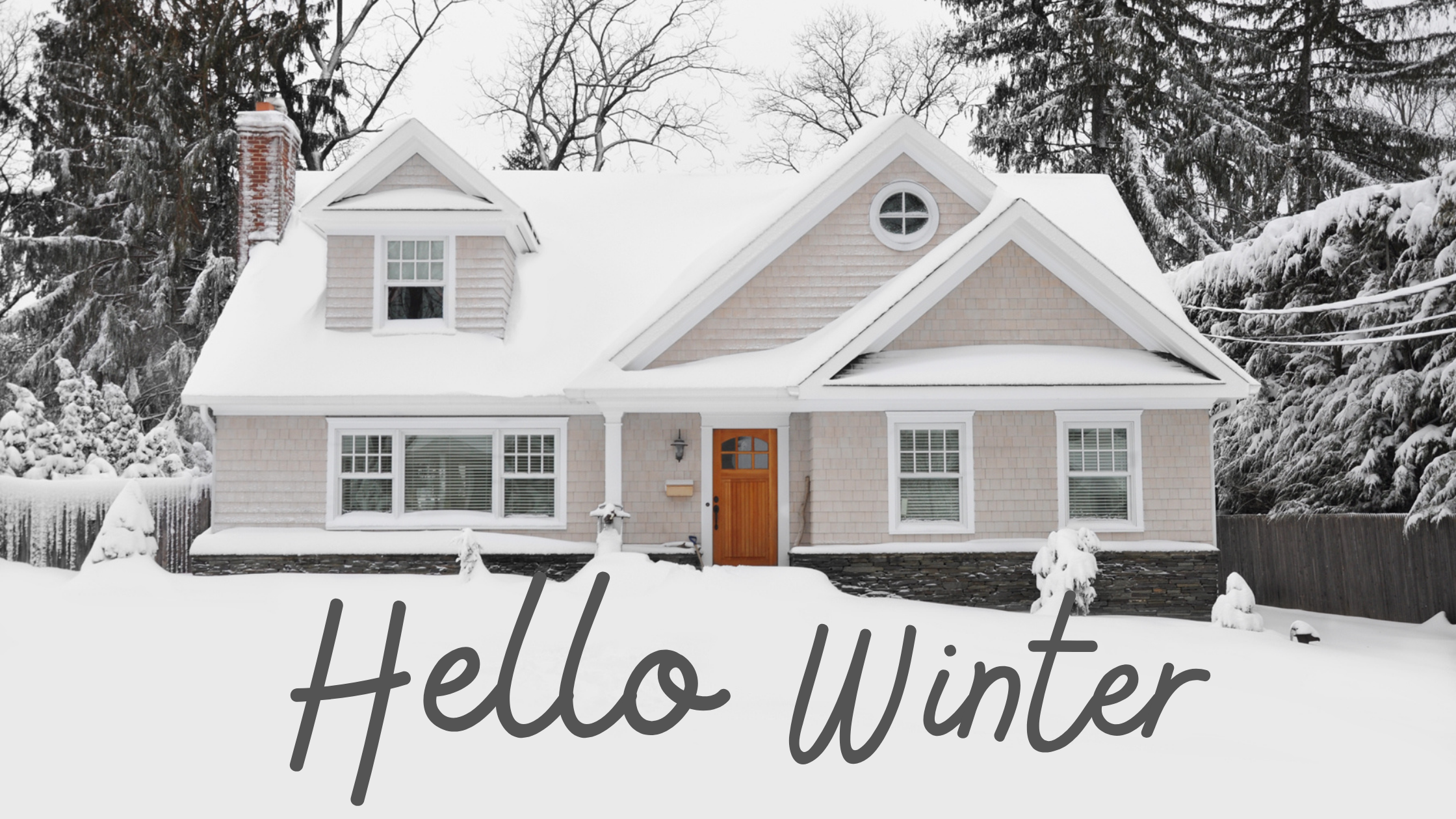 5 Tips for Selling your house in the winter. header image.