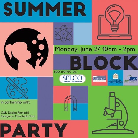 Exploring Salem Oregon: Summer Block Party at Gilbert House Children’s Museum header image.
