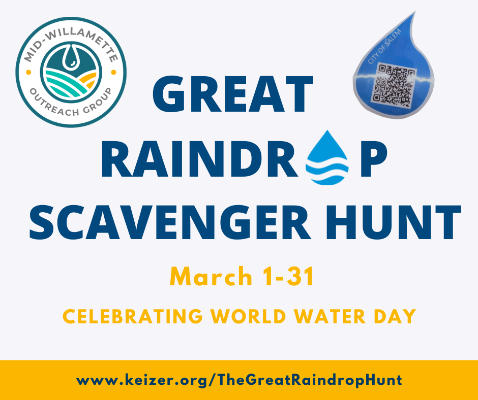 Exploring Salem Oregon: The Great Raindrop Scavenger Hunt header image.