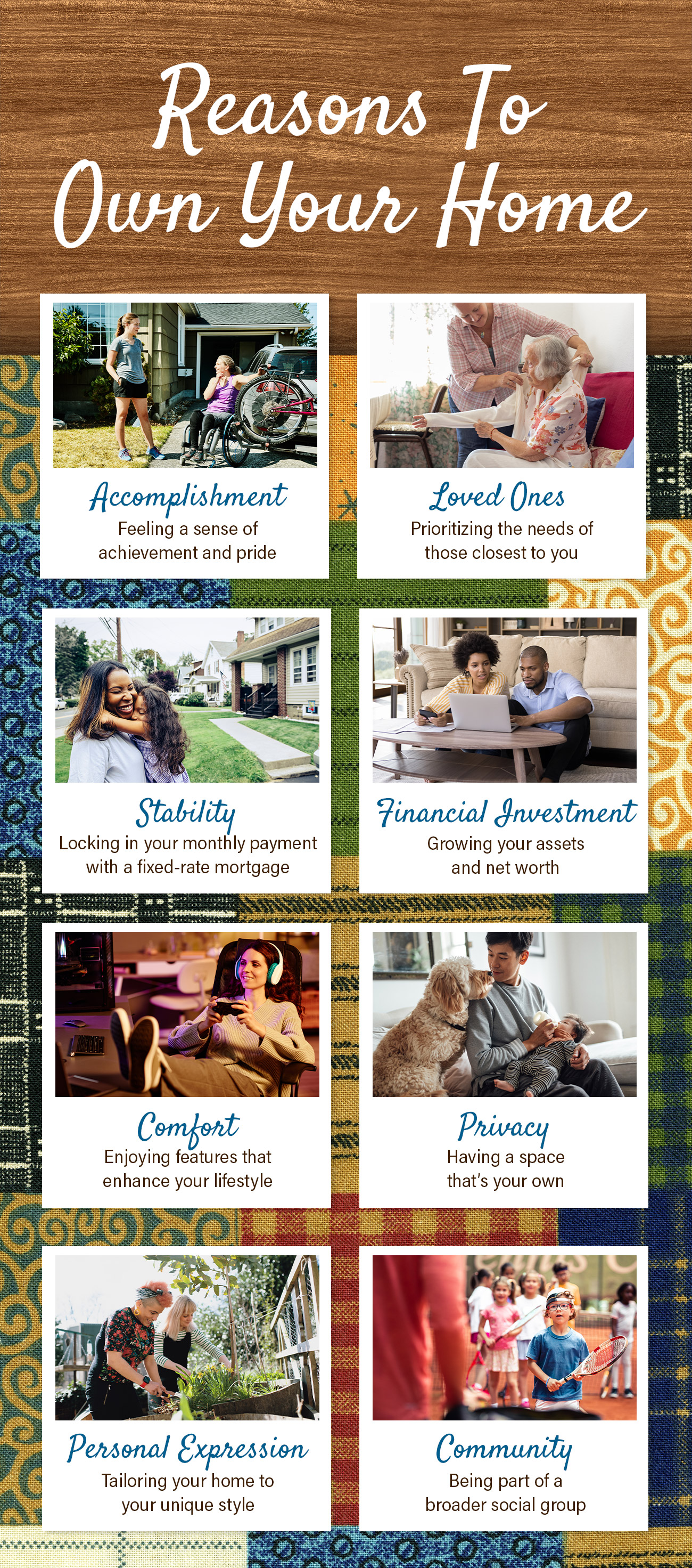 Reasons To Own Your Home [INFOGRAPHIC] header image.