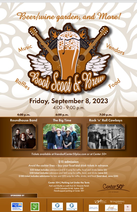 Exploring Salem Oregon: Boot Scoot and Brew header image.