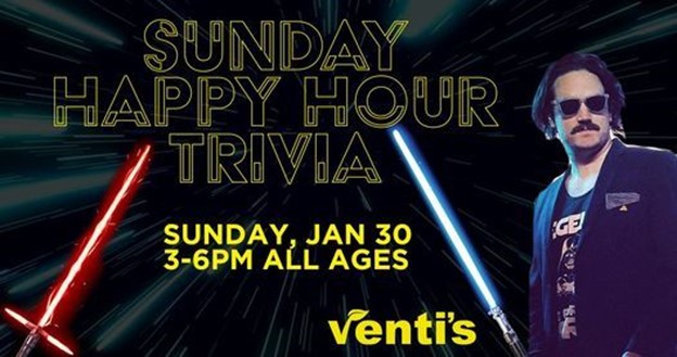Exploring Salem Oregon: Sunday Happy Hour Trivia header image.