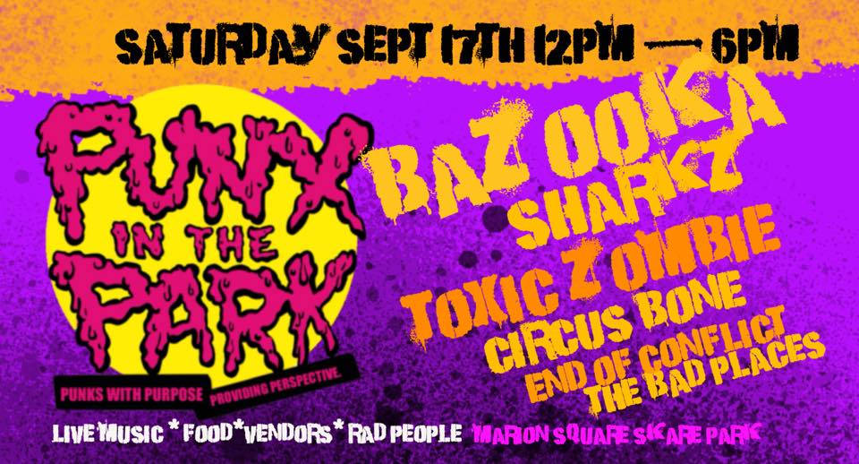 Exploring Salem Oregon: Punx in the Park header image.