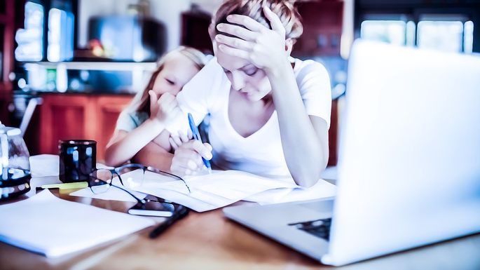 How To Home-School Your Kids and Work at Home Without Going Crazy header image.