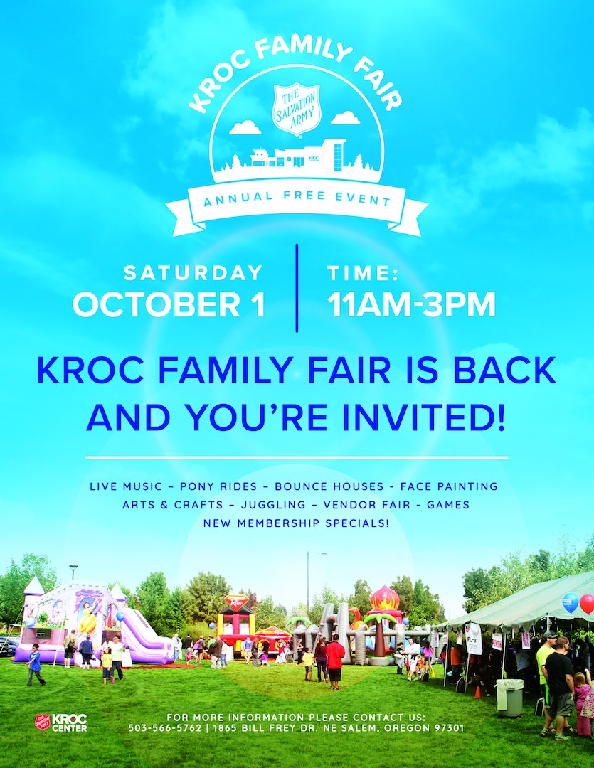 Exploring Salem Oregon: KROC FAMILY FAIR header image.