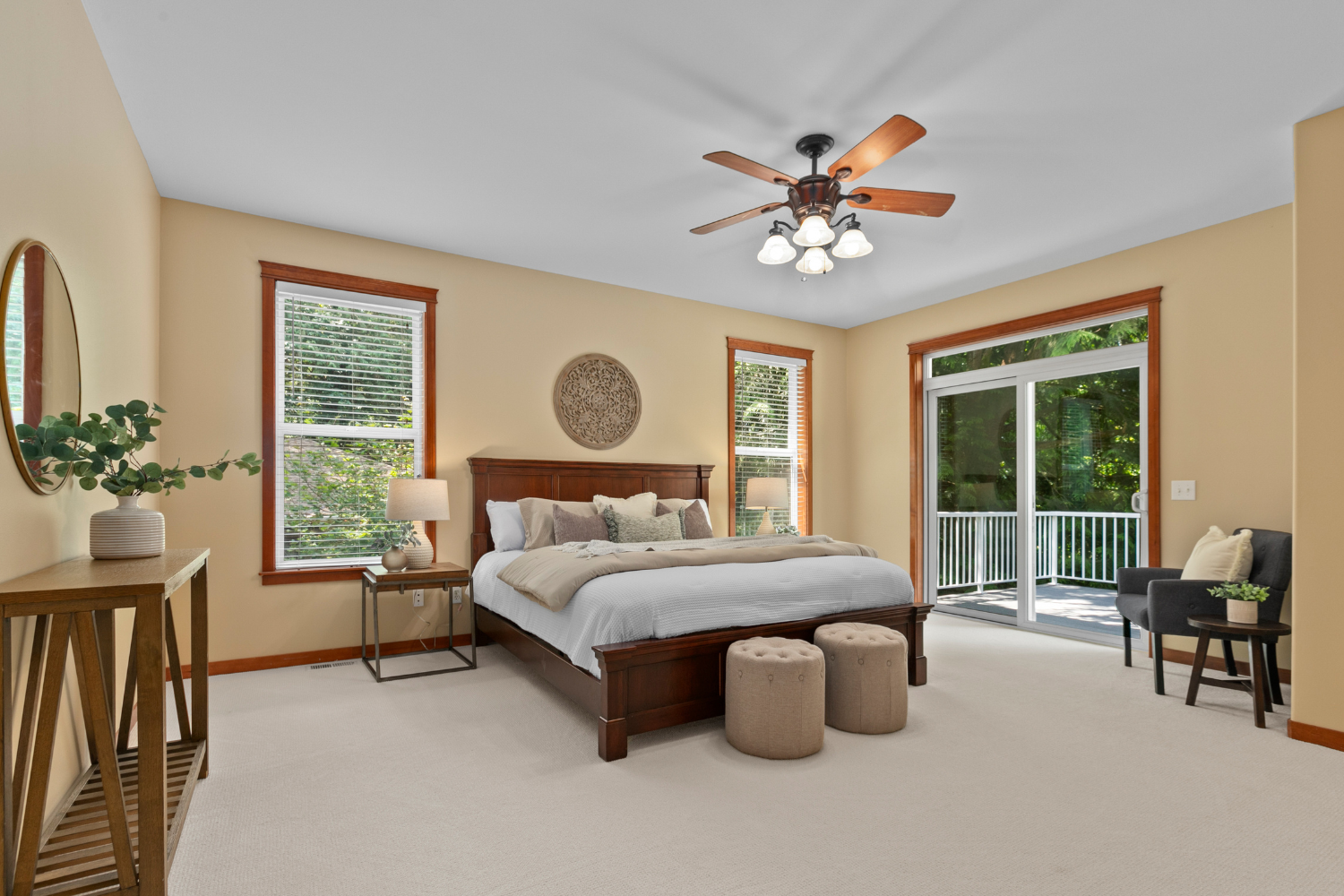Primary bedroom suite
