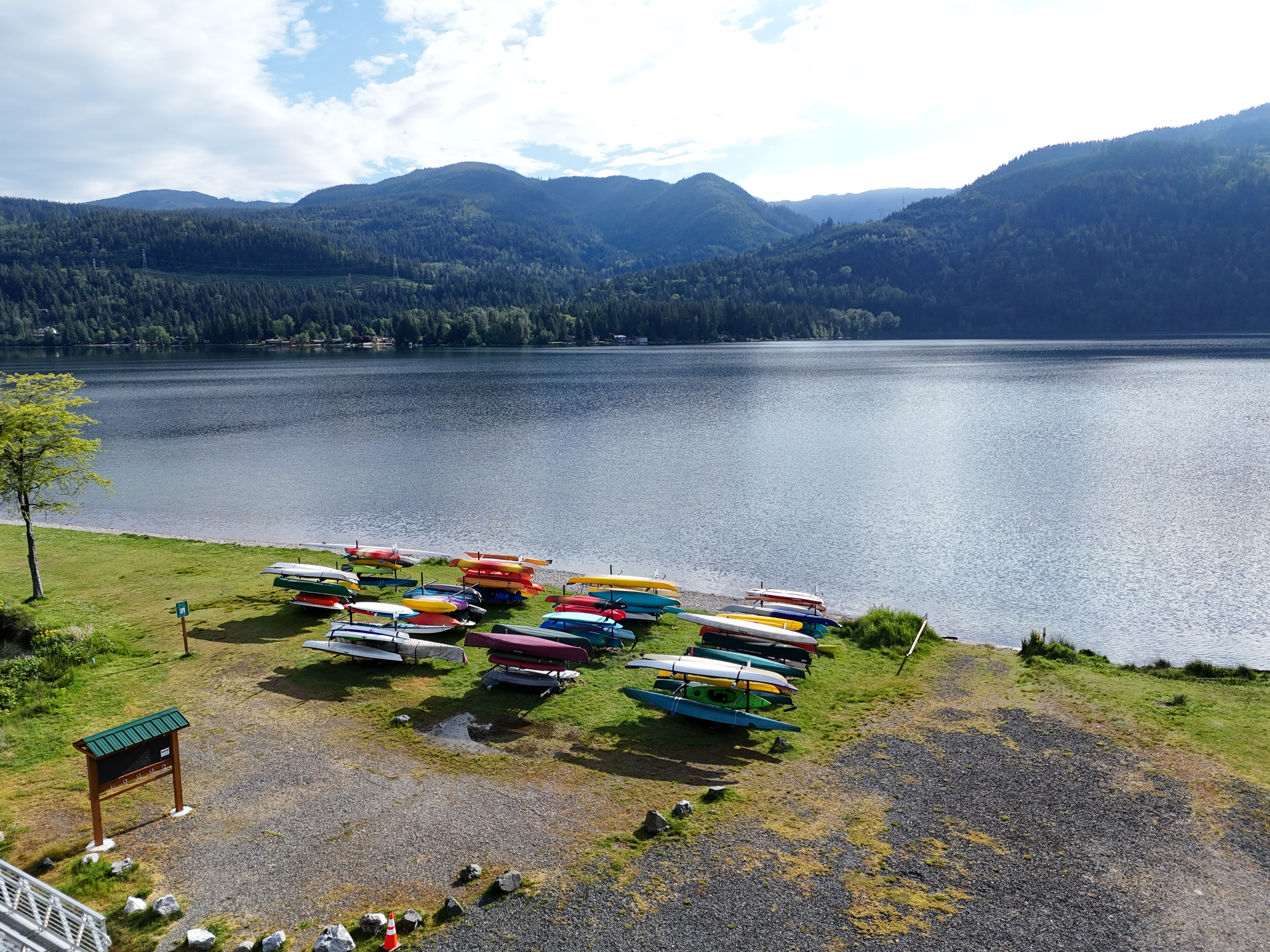 Lake Whatcom homes near Sudden Valley in Bellingham Washington