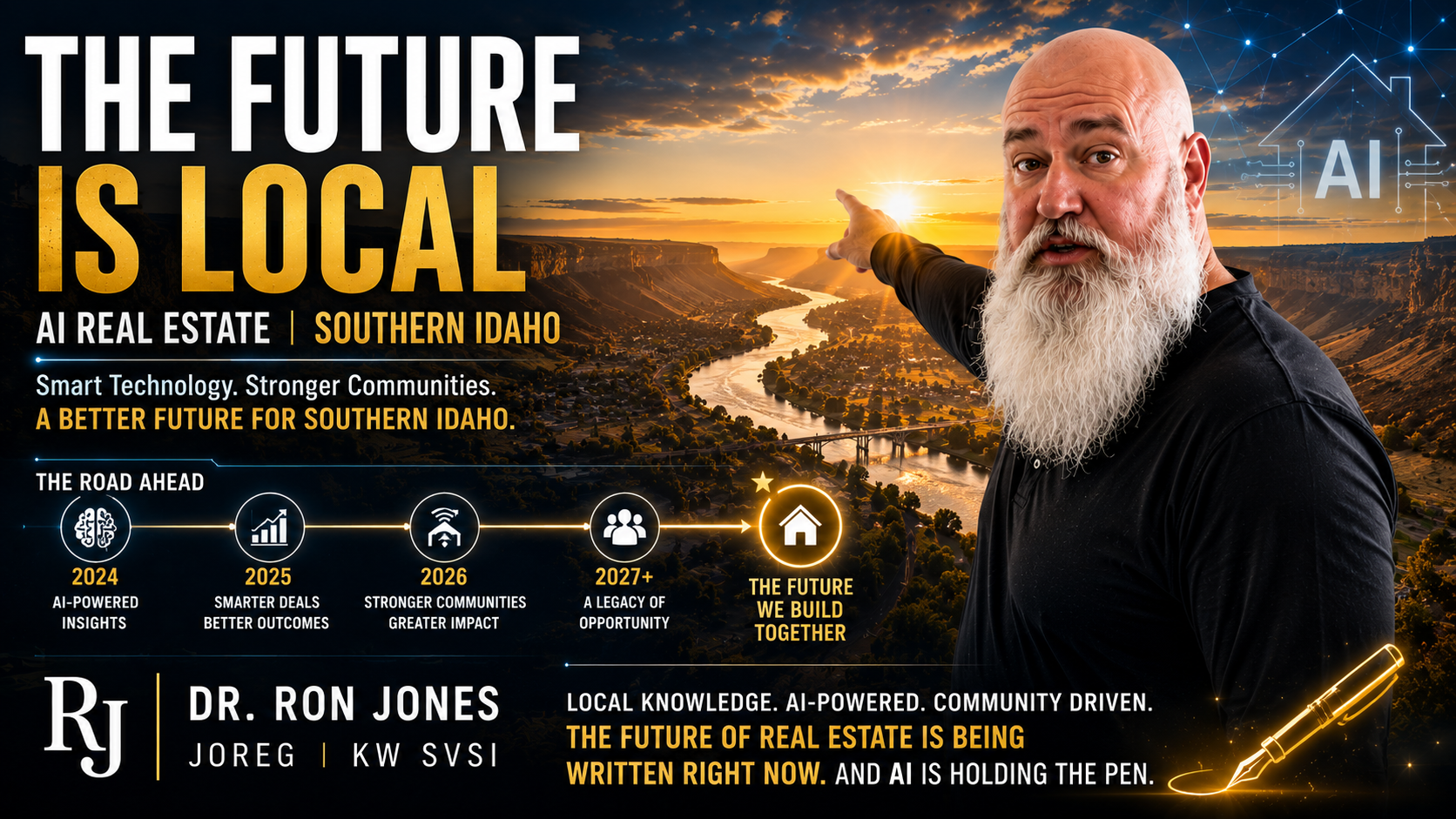 The Future Is Now: How Dr. Ron Jones Is Using AI to Redefine Real Estate in Southern Idaho header image.