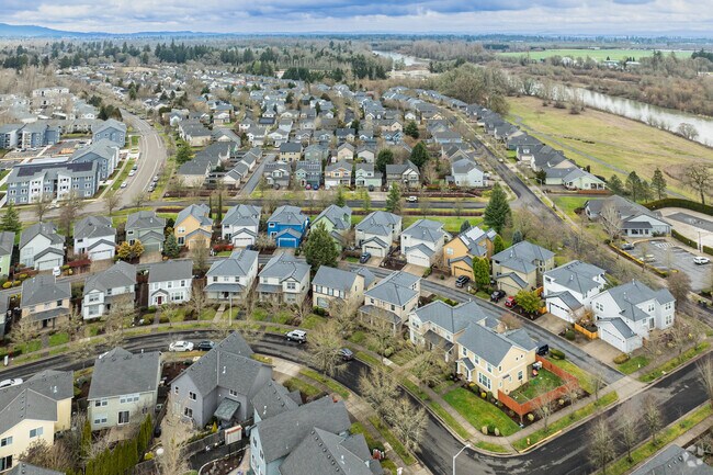 Residential neighborhood in Corvallis, Oregon featuring well-maintained homes, tree-lined streets, and a welcoming community atmosphere.