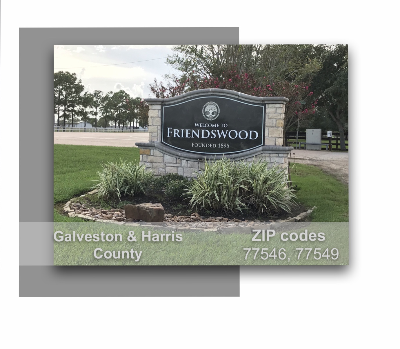 Houston's Metro Bay Area : City of Friendswood header image.