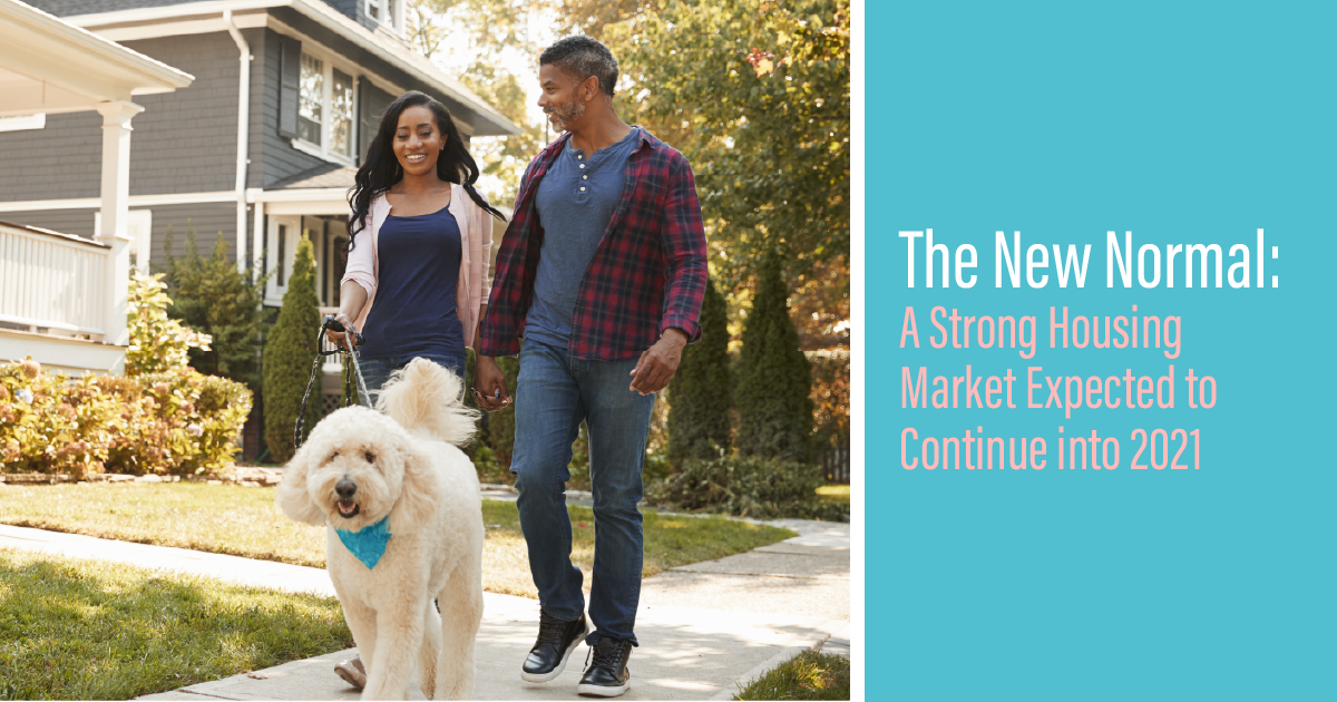 The New Normal: A Strong Housing Market Expected to Continue into 2021 header image.