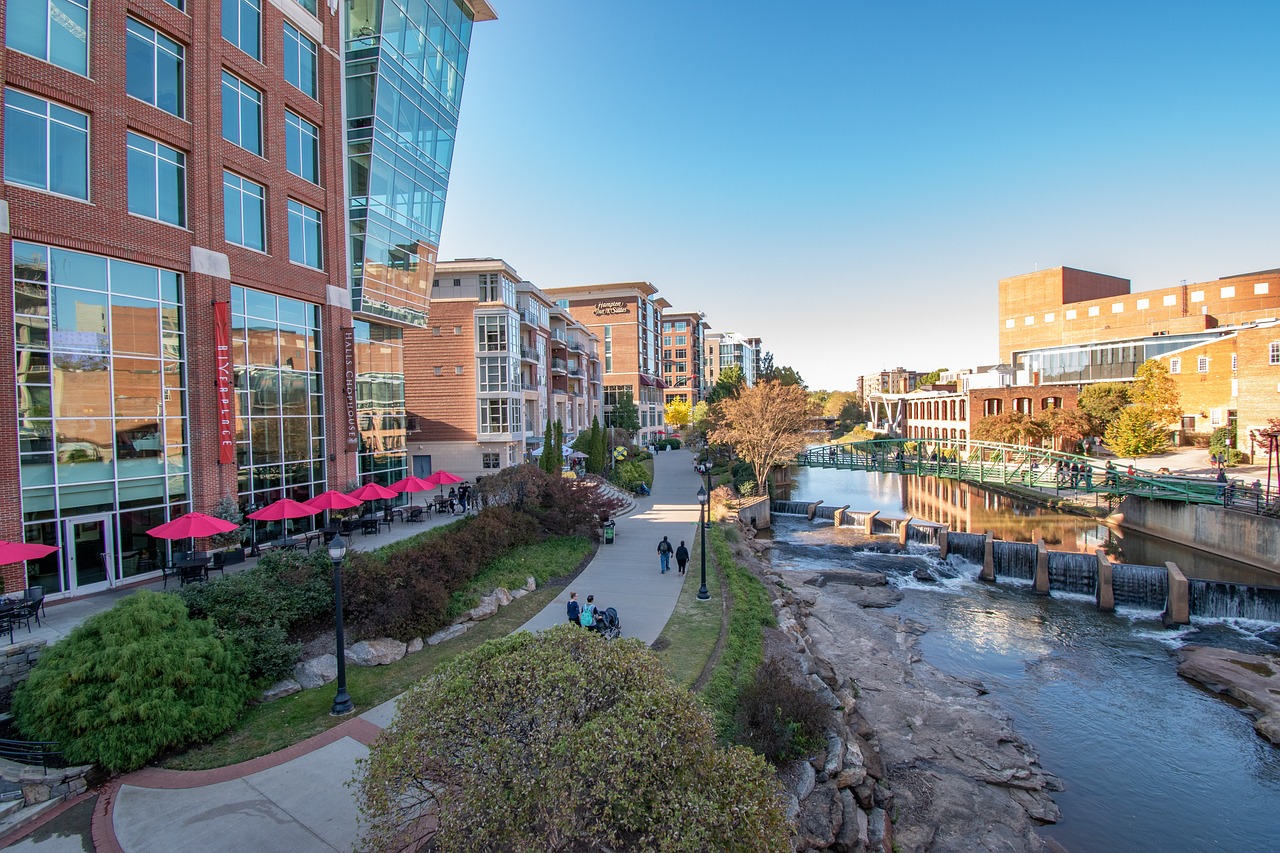 Greenville Best Restaurants with Falls Park