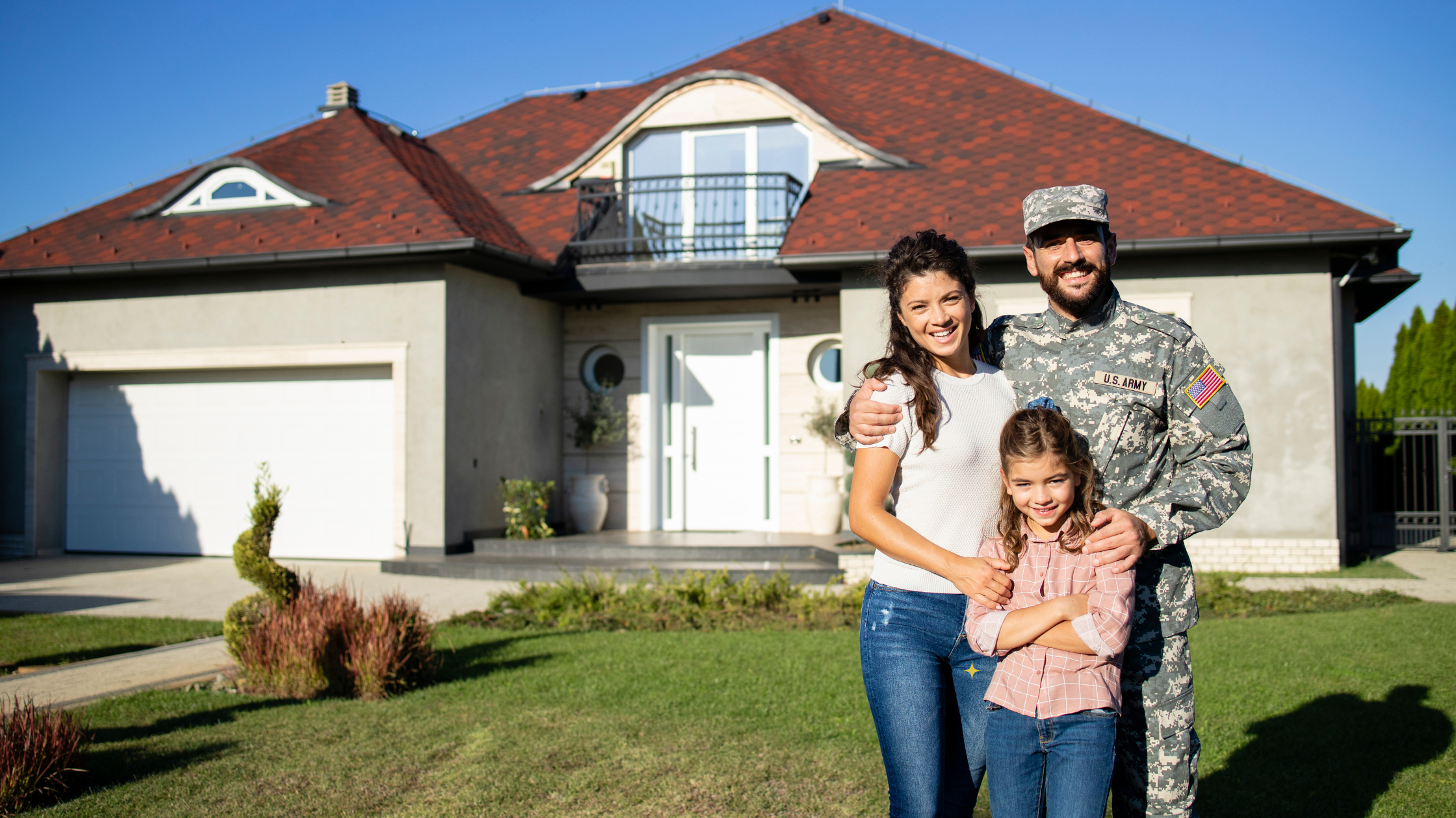 Military family using VA loan benefits to buy a home in Fayetteville NC near Fort Bragg