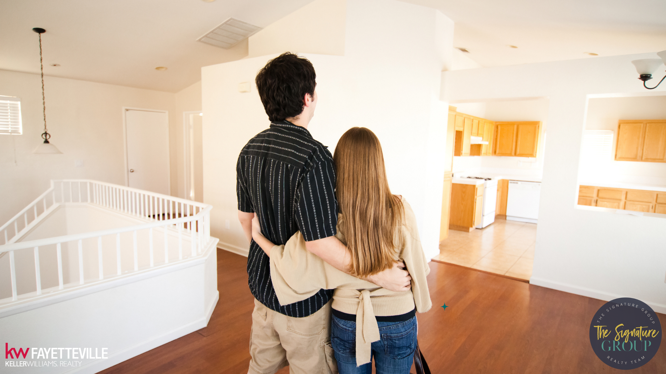 Military family reviewing home warranty options with their realtor near Fort Bragg NC
