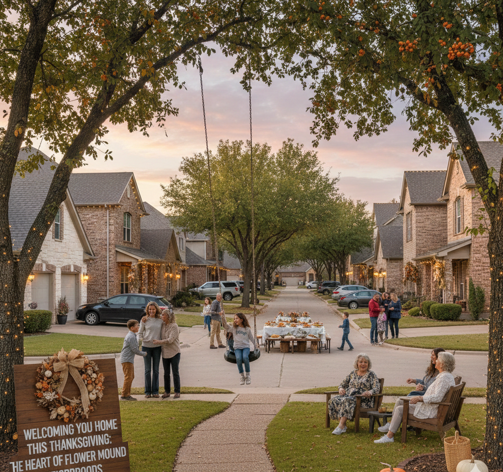 Welcoming You Home This Thanksgiving: The Heart of Flower Mound Neighborhoods and Community Spirit header image.