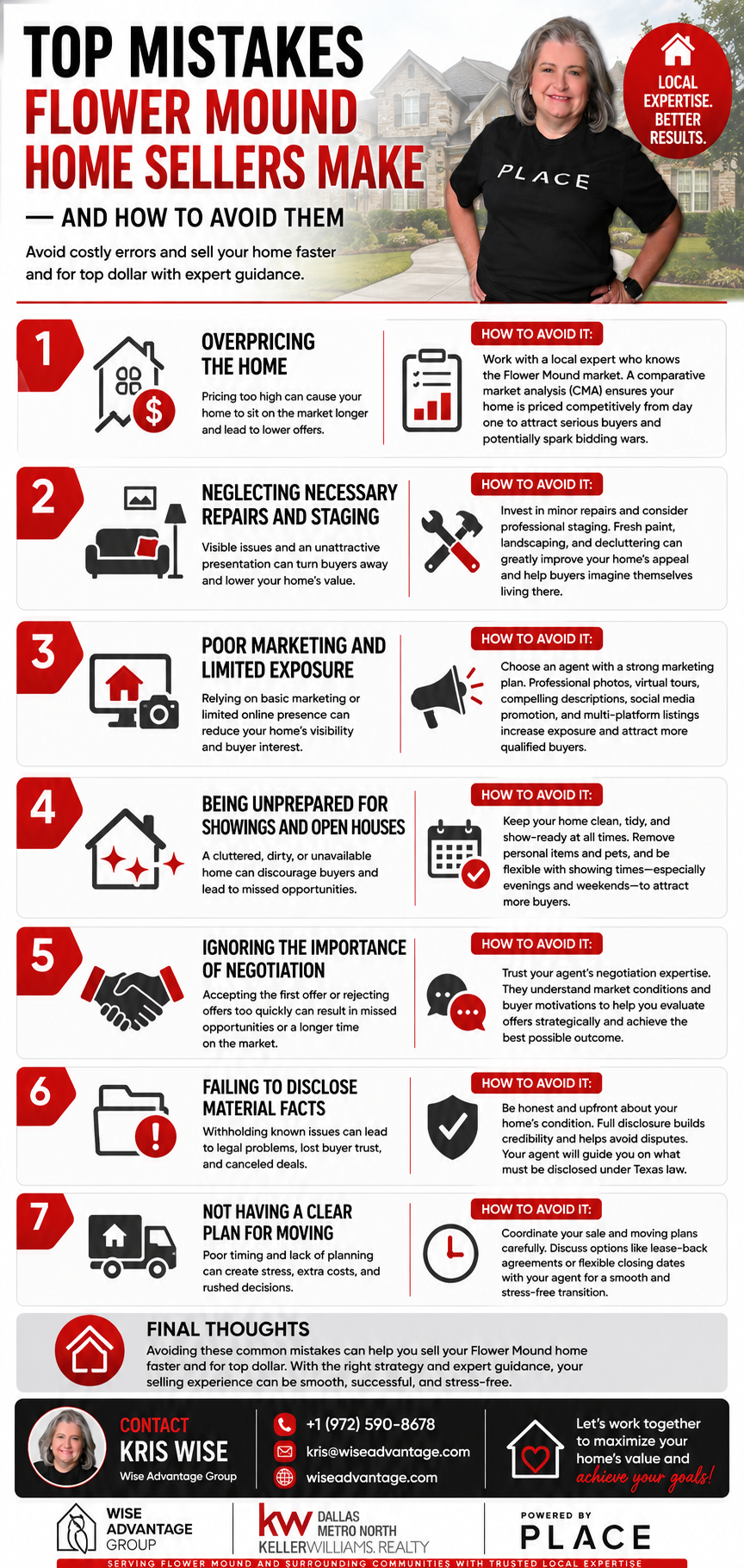 Top Mistakes Flower Mound Home Sellers Make