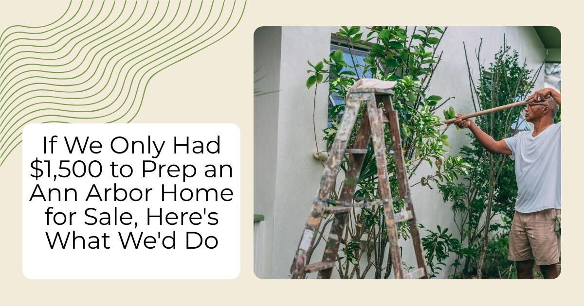 If We Only Had $1,500 to Prep an Ann Arbor Home for Sale, Here's What We'd Do