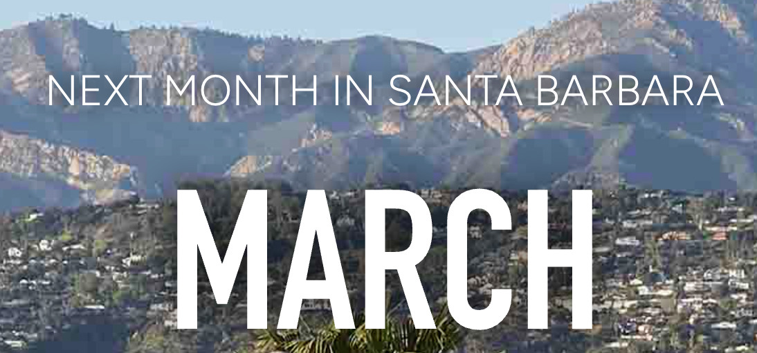 March Events in Santa Barbara header image.