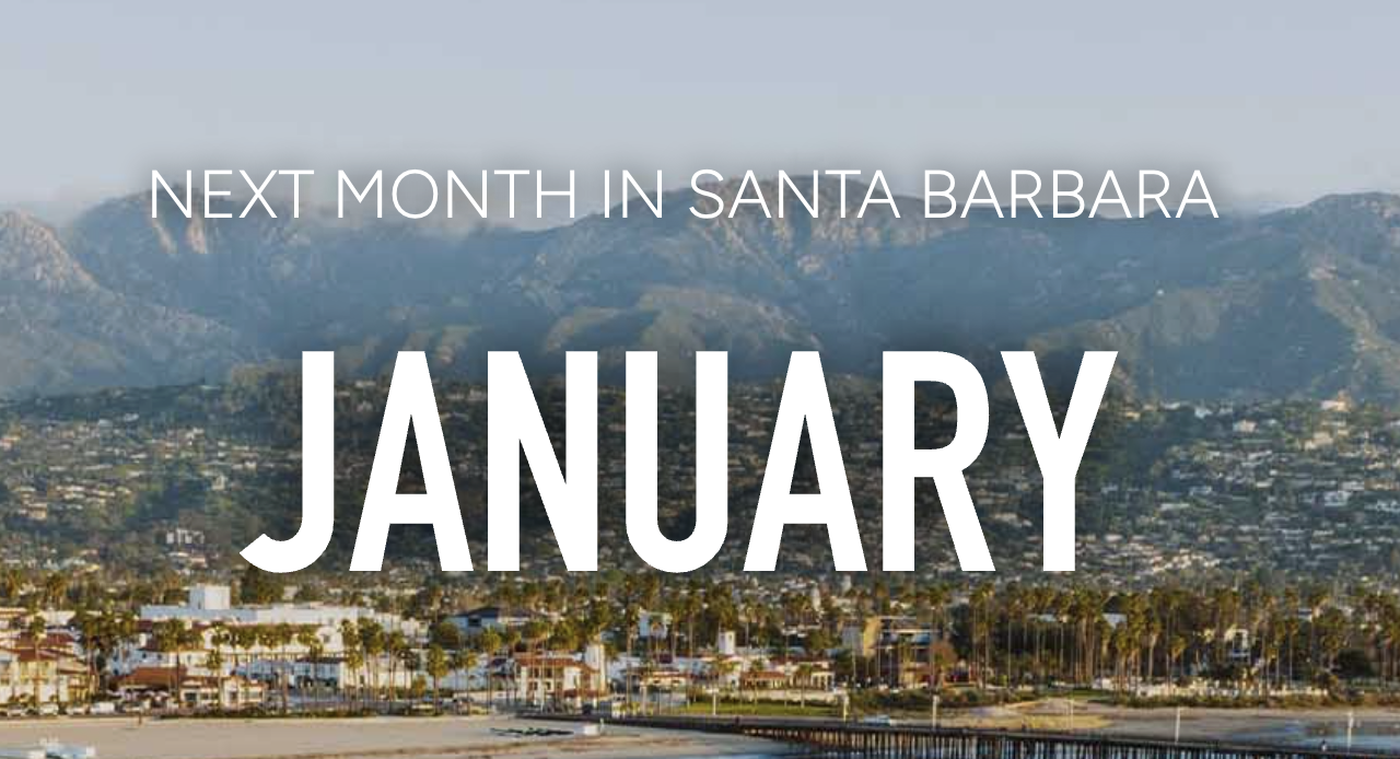 January in Santa Barbara header image.