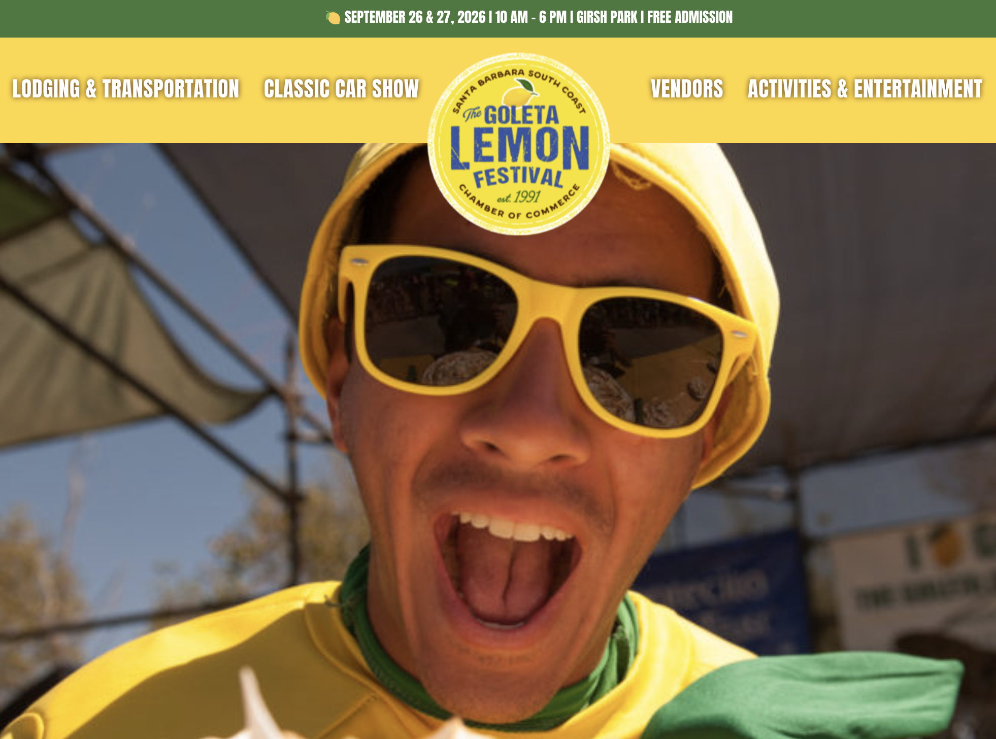 Goleta Lemon Festival header image.