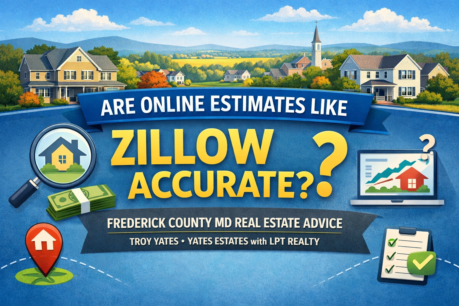 Are Online Estimates Like Zillow Accurate? header image.