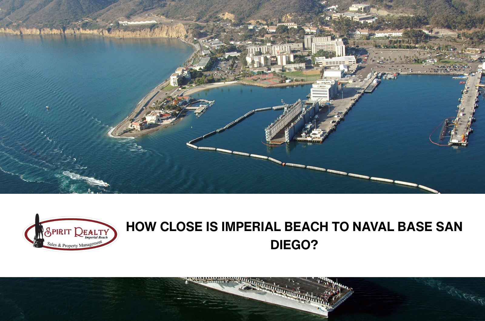 How Close Is Imperial Beach to Naval Base San Diego? header image.