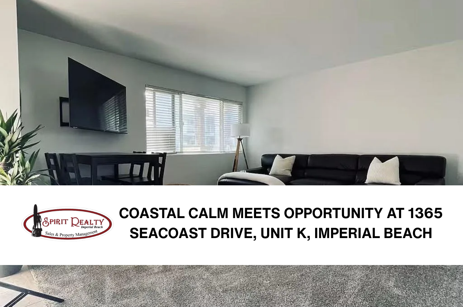 Coastal Condo for Sale in Imperial Beach, 1365 Seacoast Dr Unit K header image.
