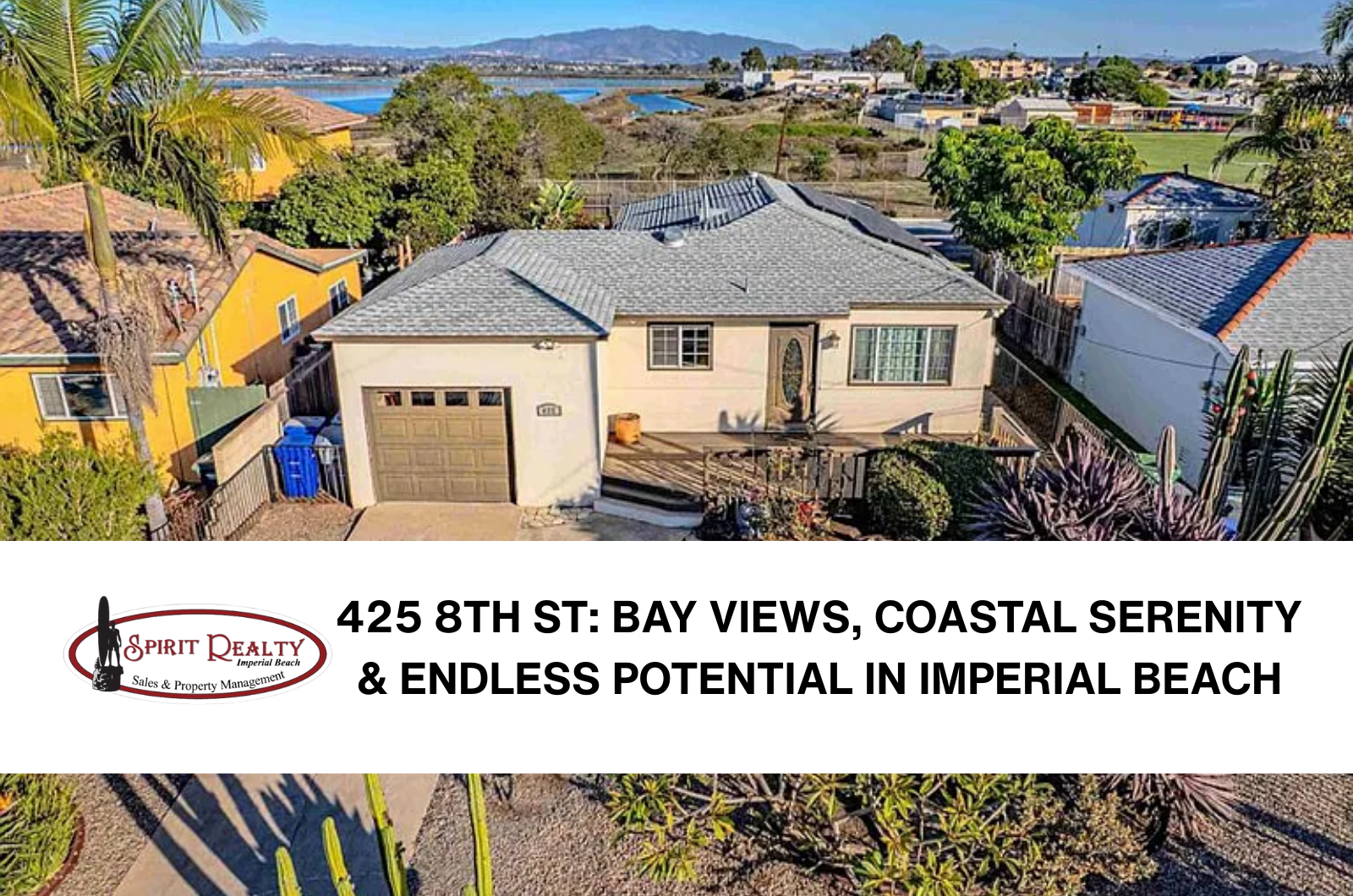 425 8th St: Bay Views, Coastal Serenity & Endless Potential in Imperial Beach header image.