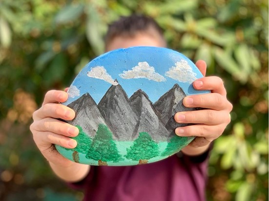 Exploring Roseburg Oregon: Rock Painting Community Project header image.