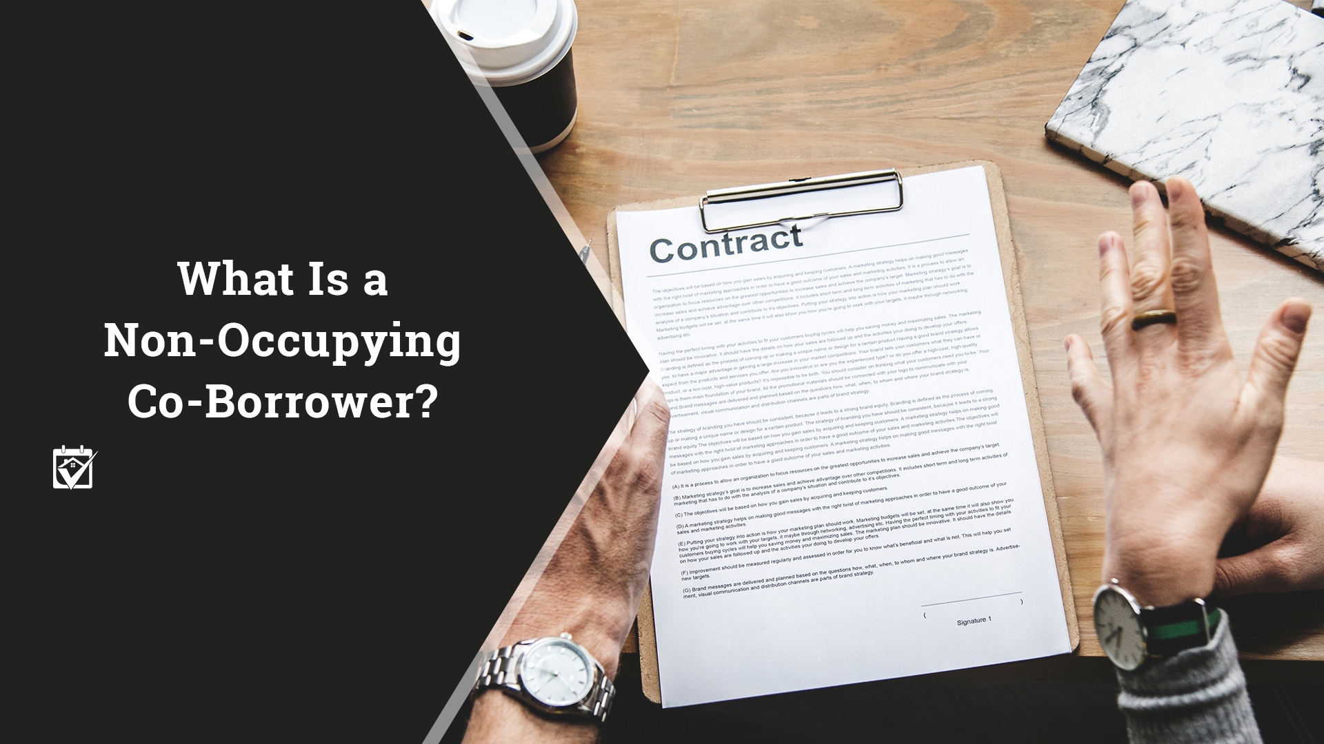 What Is a Non-Occupying Co-Borrower? header image.