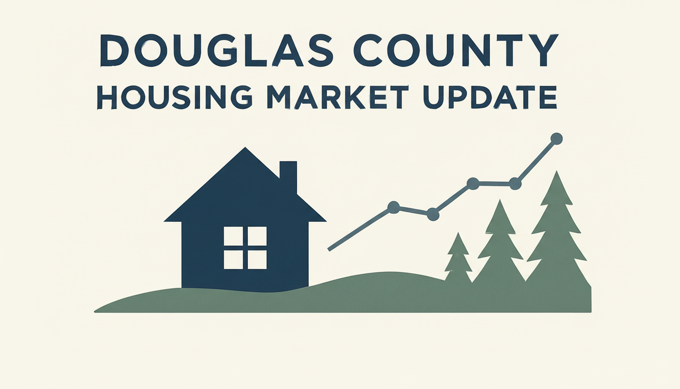 Douglas County Housing Market Update header image.