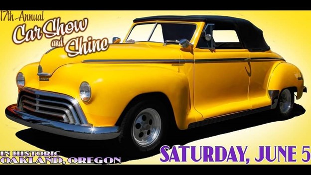 Exploring Roseburg Oregon: 17th Annual Oakland Car Show & Shine header image.