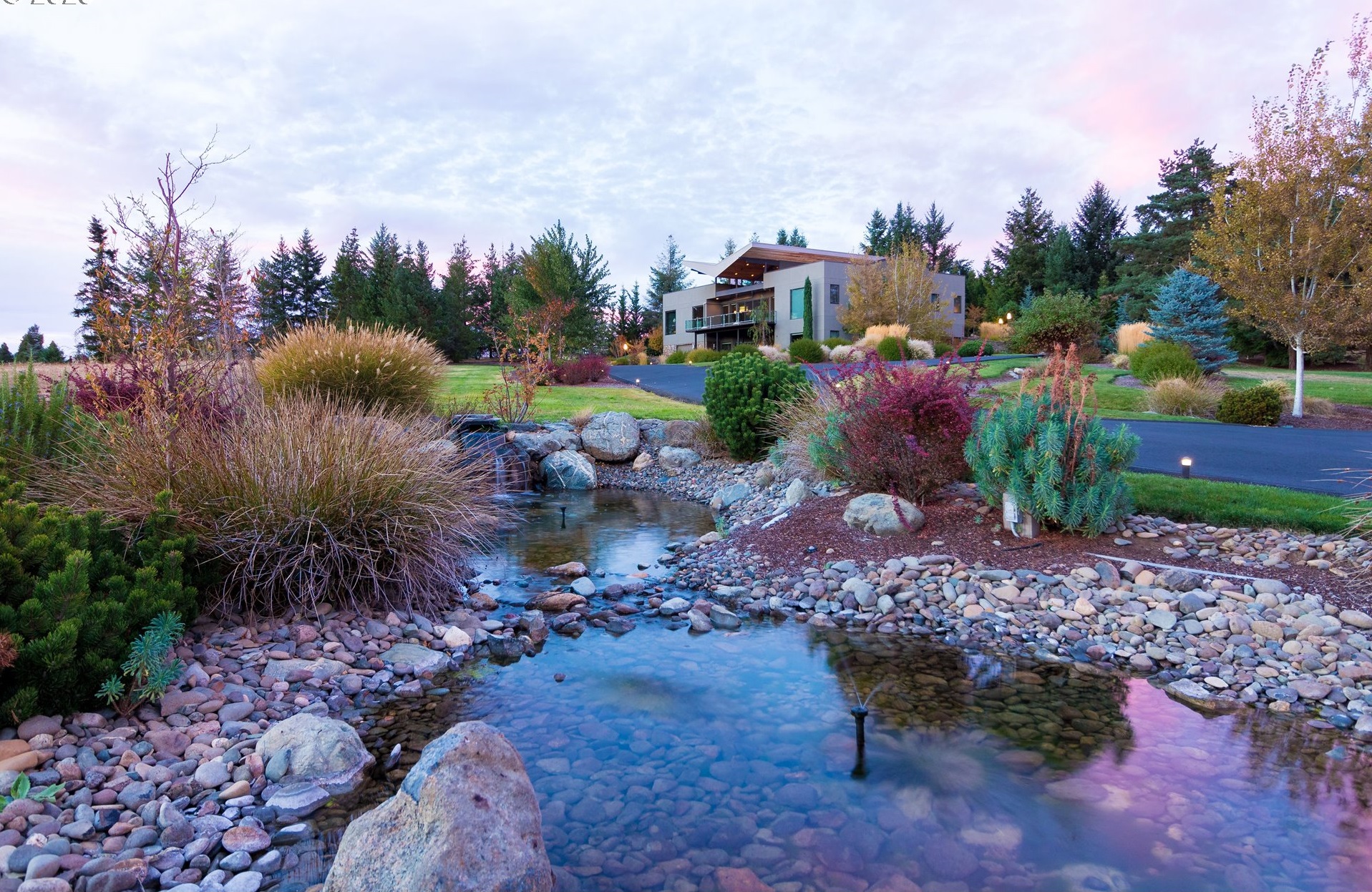 Gorgeous Contemporary in Cross Creek Estates on 7+ Acres! header image.