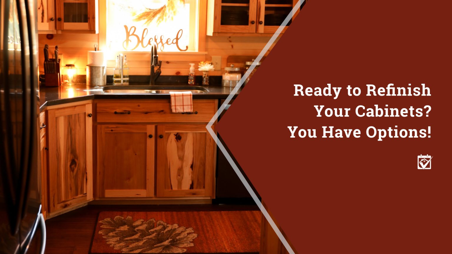Ready to Refinish Your Cabinets? You Have Options! header image.