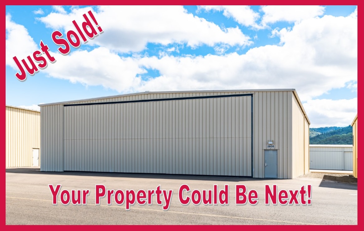 2805 NW Aviation Drive: Aircraft Hangar Available at Roseburg Regional Airport! header image.