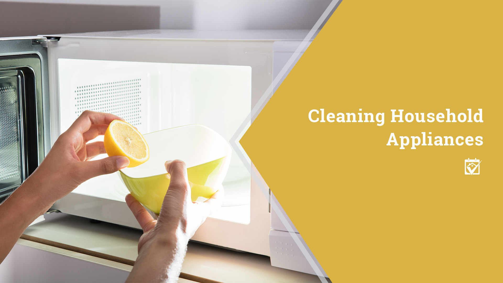 Cleaning Household Appliances header image.