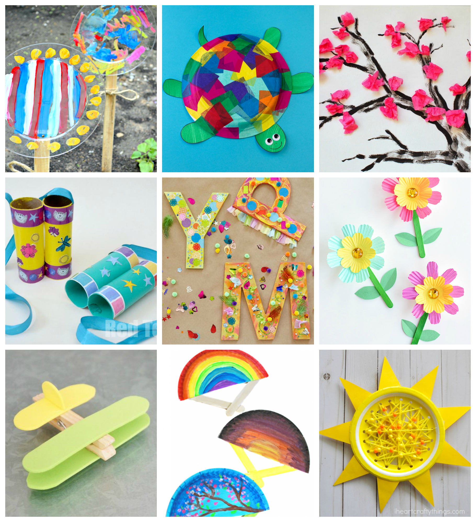 Spring Crafts and Activities for Kids! header image.