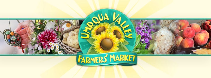 Exploring Roseburg Oregon: Umpqua Valley Farmers Market header image.