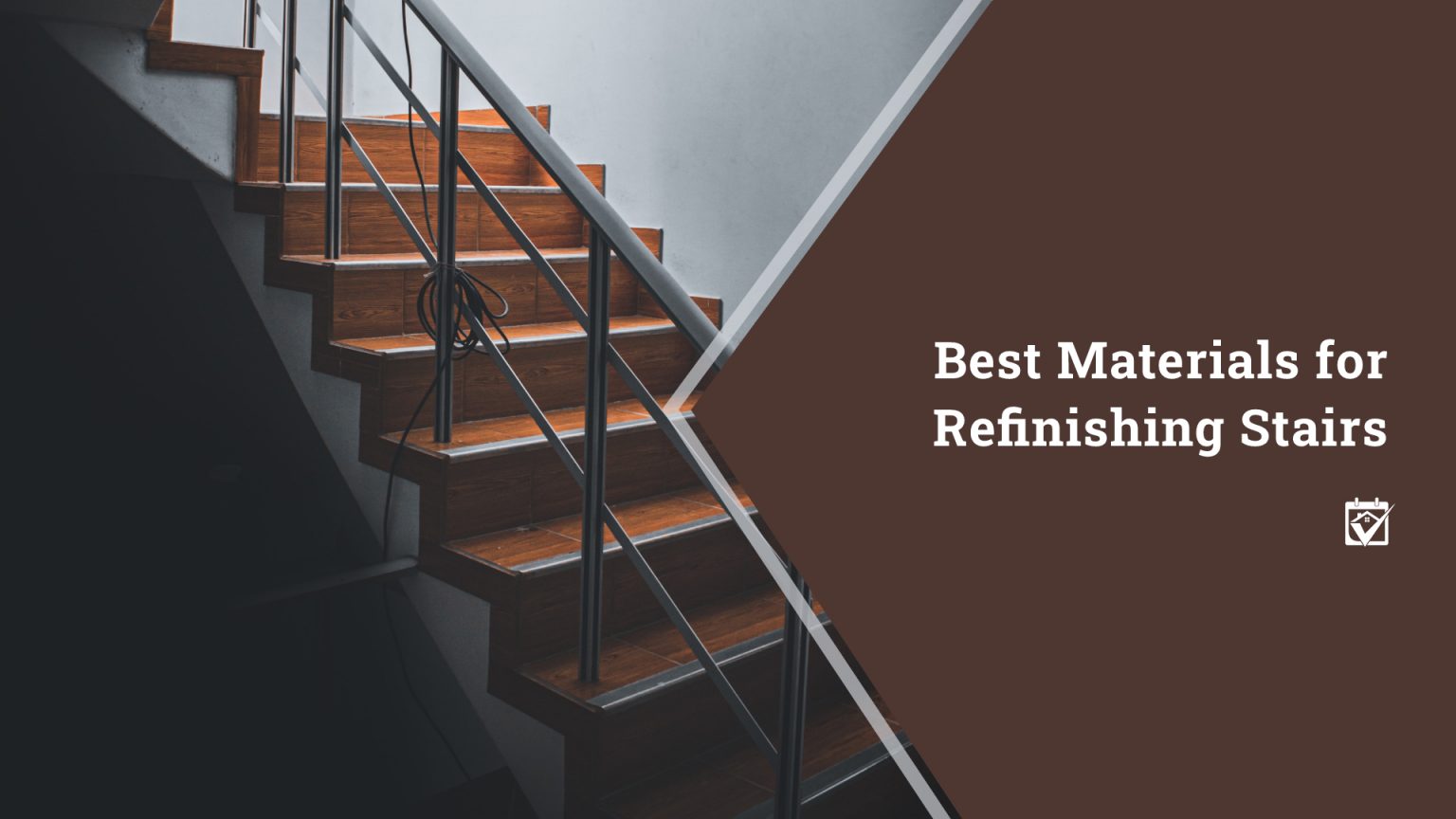 Best Materials for Refinishing Stairs header image.