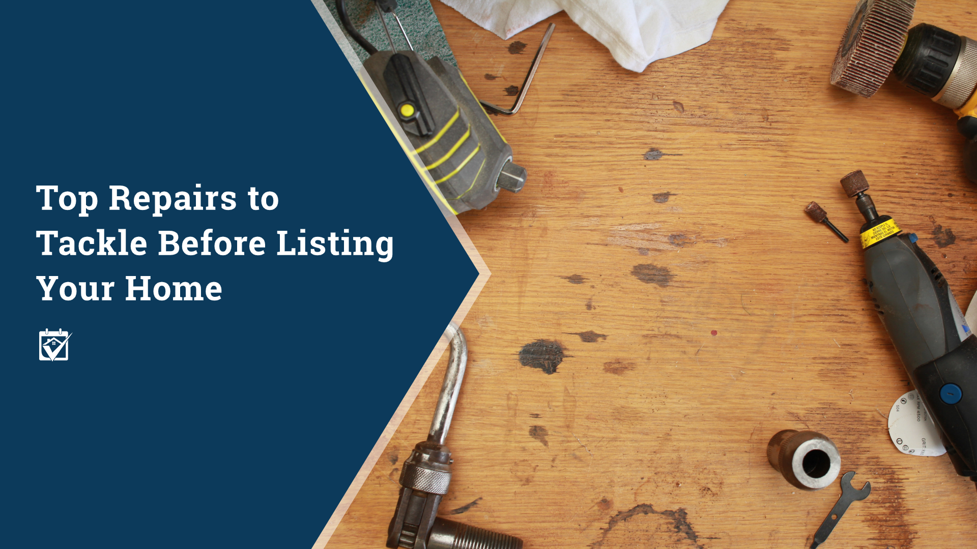 Top Repairs to Tackle Before Listing Your Home header image.