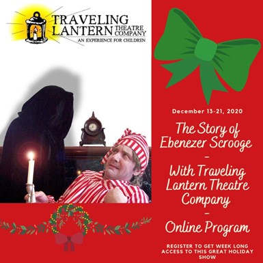 Exploring Roseburg Oregon: Traveling Lantern: The Story of Ebenezer Scrooge header image.