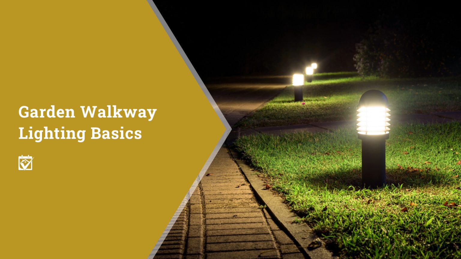 Garden Walkway Lighting Basics header image.