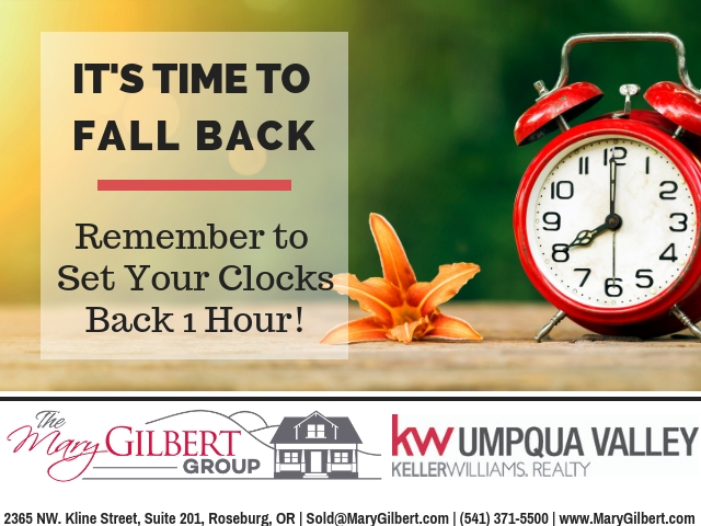 It's Time to Fall Back! header image.