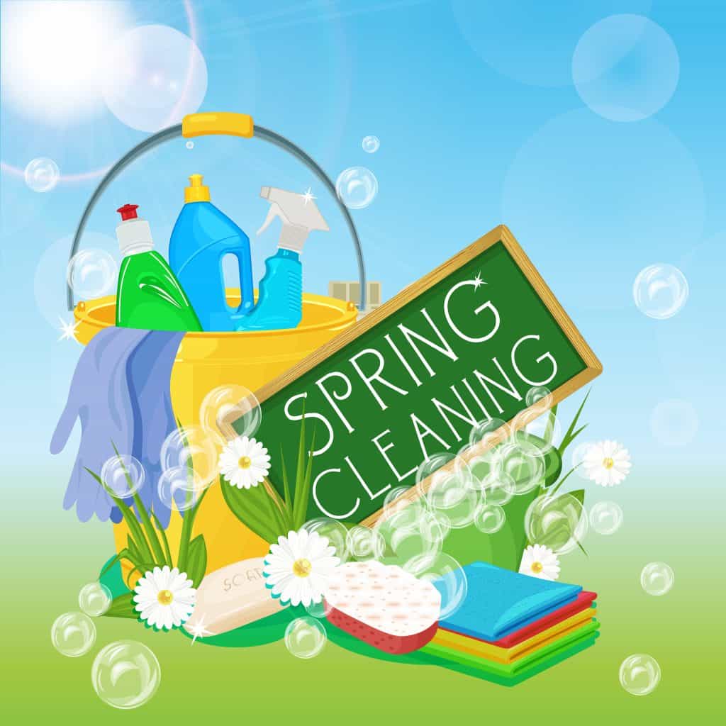 Spring Cleaning Tips! header image.