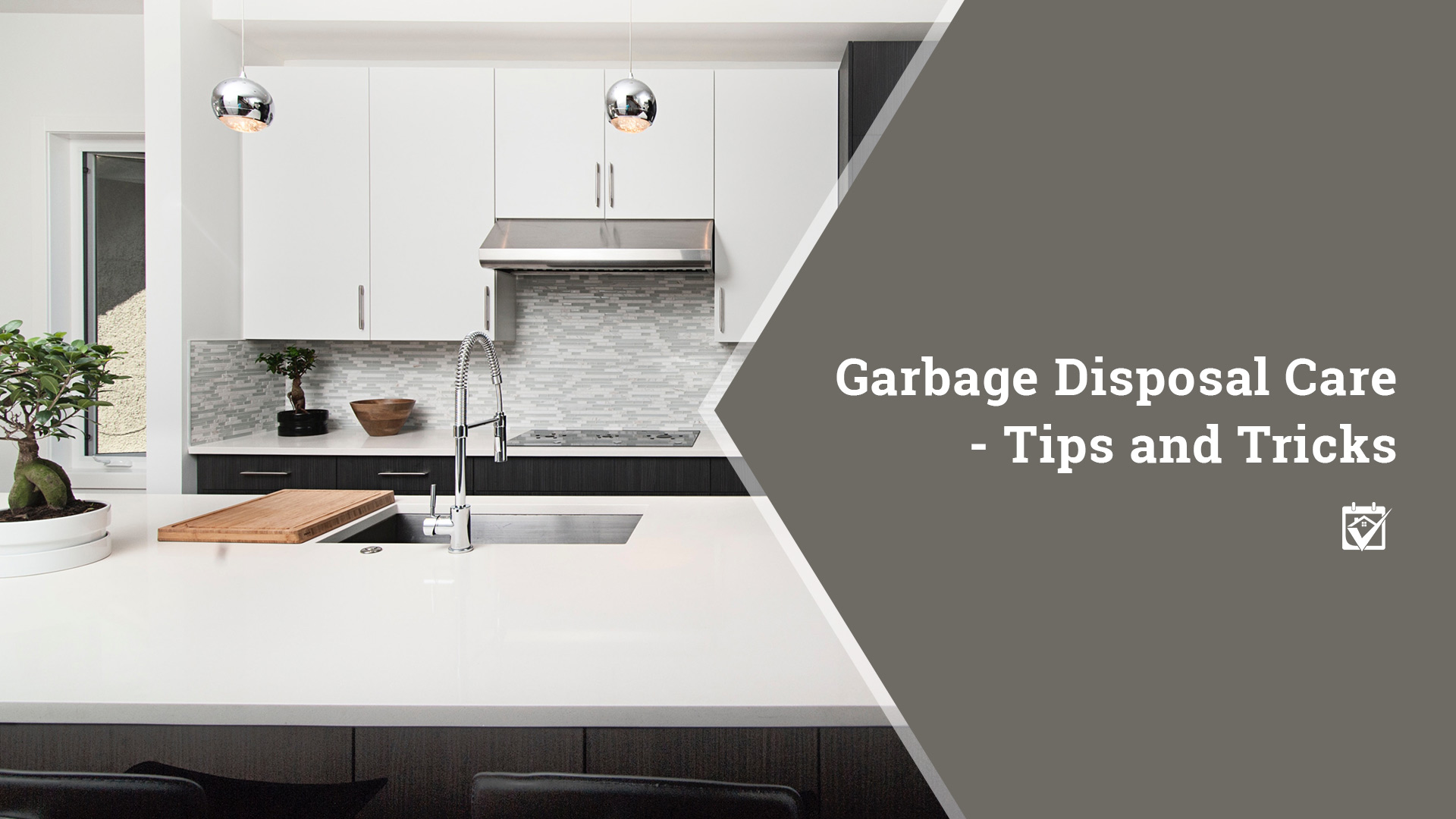 Garbage Disposal Care – Tips and Tricks header image.
