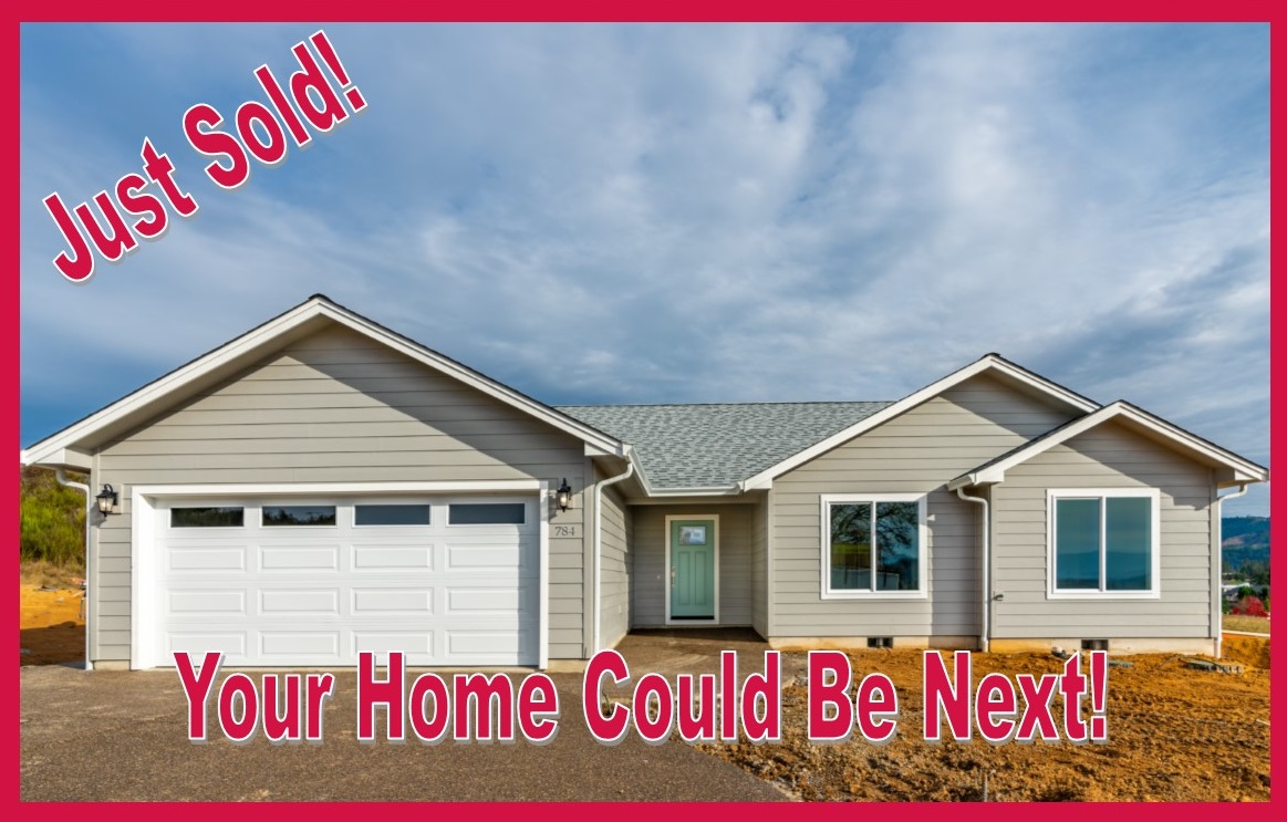784 Pebble Creek Road: Brand New Home in Sutherlin’s Newest Development! header image.